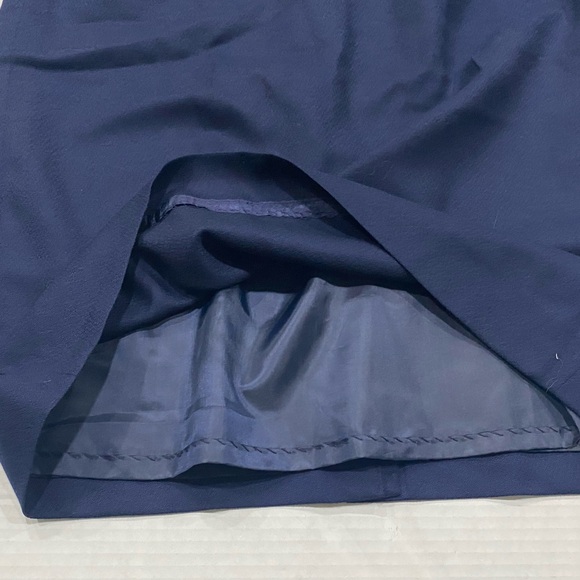 Vintage Pendleton Skirt Womens 6 Blue 100% Virgin Wool Lined Made in USA - Picture 3 of 5